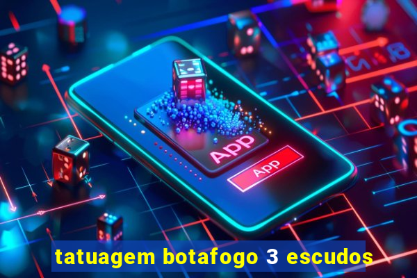 tatuagem botafogo 3 escudos